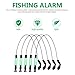 Happyyami 3Pcs Fishing Alarm Durable Angling Alerts for Bite Professional Fishing Gear with Smooth Finish for All Fishing Enthusiasts