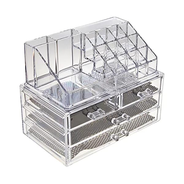 Organizador de Maquiagem com 4 Gavetas