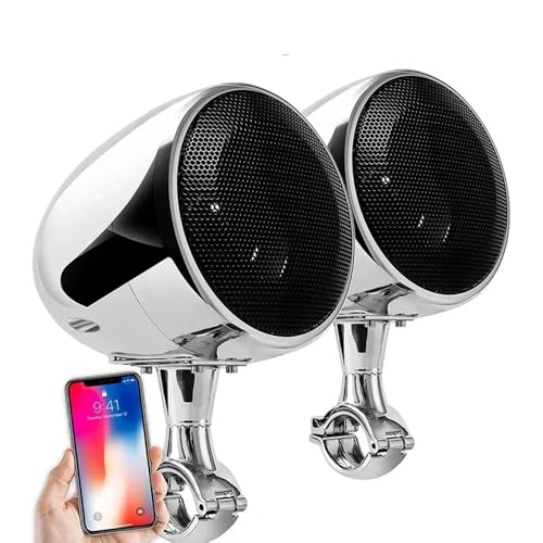 Parlante para manillar de moto 4 pulgadas sonido claro miniatura 2