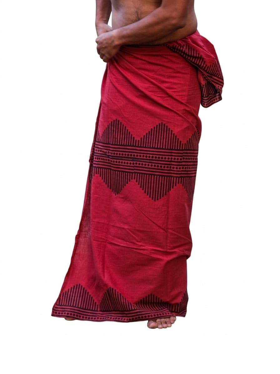 crystalheal; designing the destiny Men’s Arya Cotton Dhoti | Traditional South Indian Veshti | Soft Breathable Ethnic Wear | Festive, Temple & Daily Use-picture-40