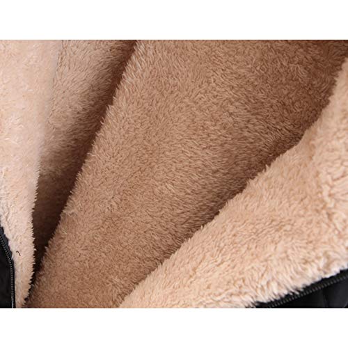 sandbank Ladies' Plaid Lamb Fleece Hooded Warm Cotton Jacket.3