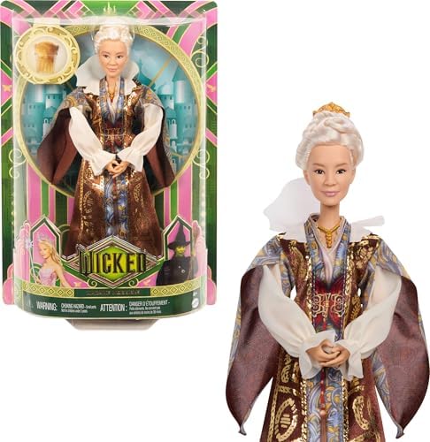 Mattel Universal Wicked Madame Morrible Fashion Doll & Accessories with Styled Hair Updo, Posability & Headmistress School Uniform