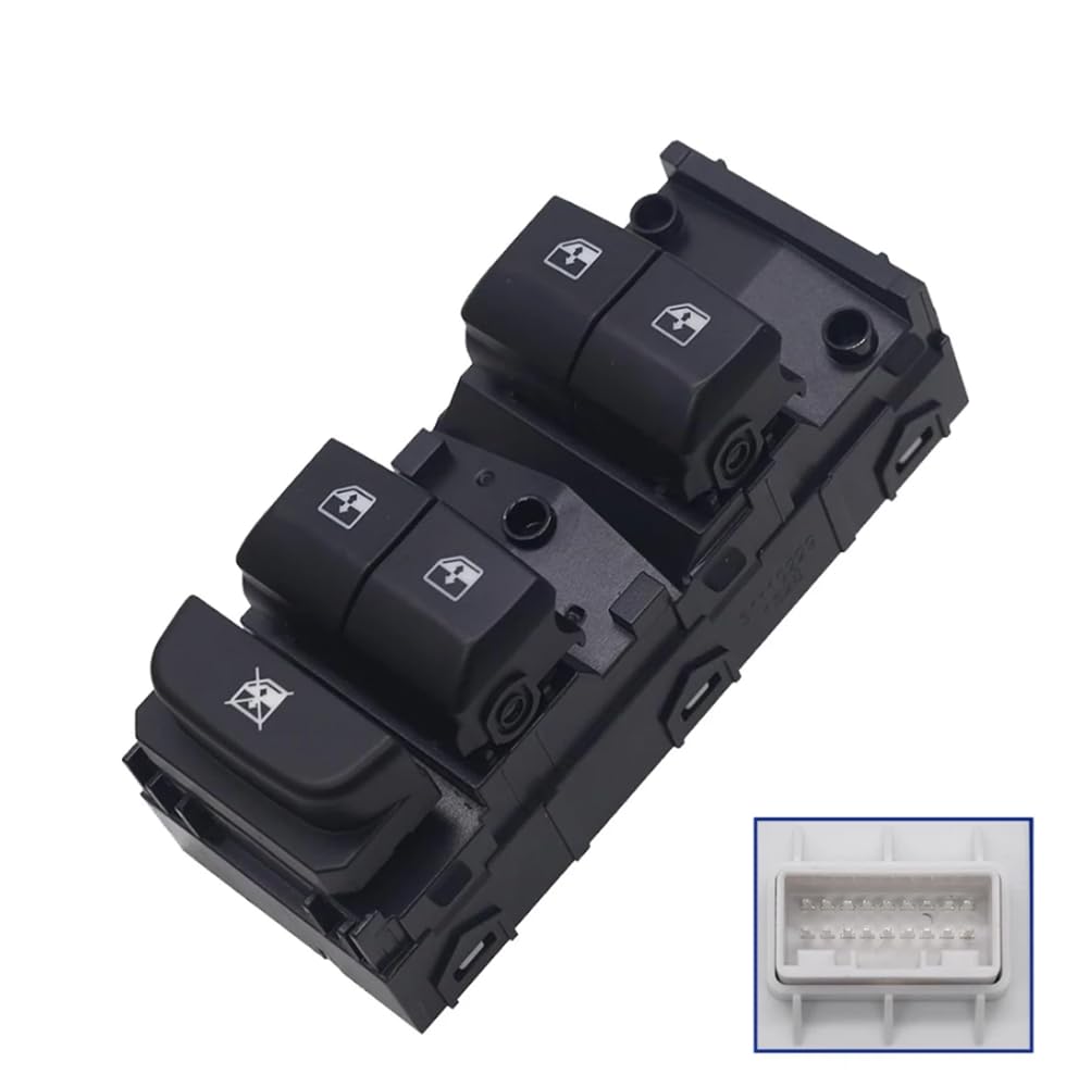 Dla KIA CEED 4 Auto Lewa Strona Kierowcy Elektrycznie Sterowane Okno Wyłącznik Główny Podnośnik Przycisk Sterujący Akcesoria Samochodowe 93570-J7000 93570J7000