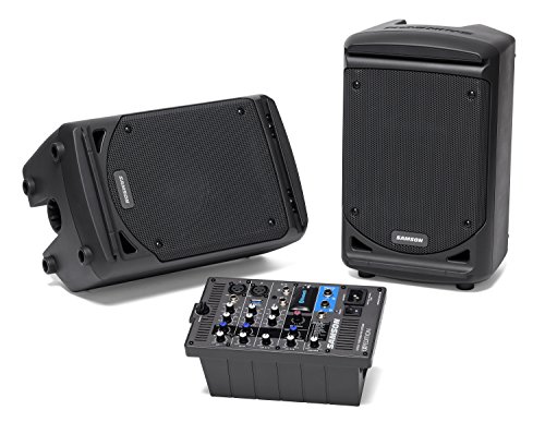 Image of Samson Expedition XP300 300W Portable Bluetooth Pa System 6 2 Way | Bluetooth Streaming, Removable 6-Channel Mixer, 6 2-Way Speakers, 16 Dsp Presets, USB Wireless Port
