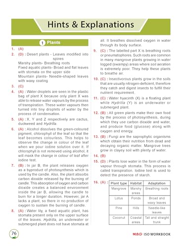 Image of MTG International Science Olympiad (ISO) Workbook Class 4 - Chapter-wise MCQs, Quick Recap with Achievers Section - SOF Olympiad Books For 2026-27 Exam