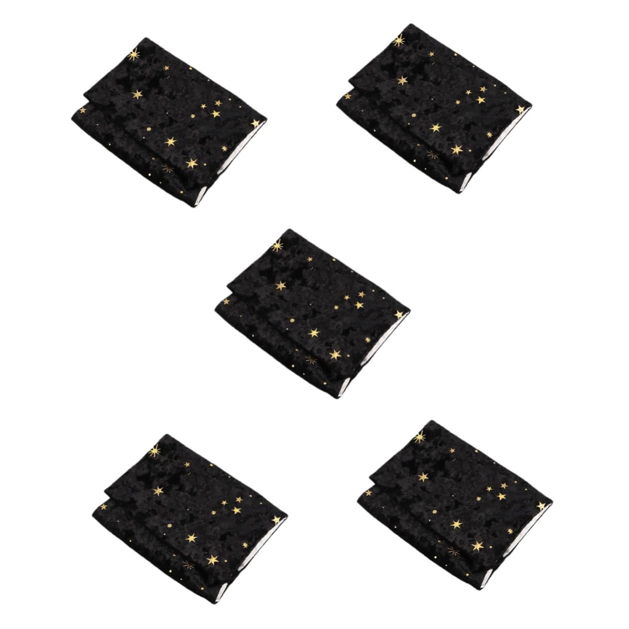 EXCEART 5pièces Housse De Protection Décorative Tissu Pour Couverture Étoilé Et Pour Journal Et Carnet