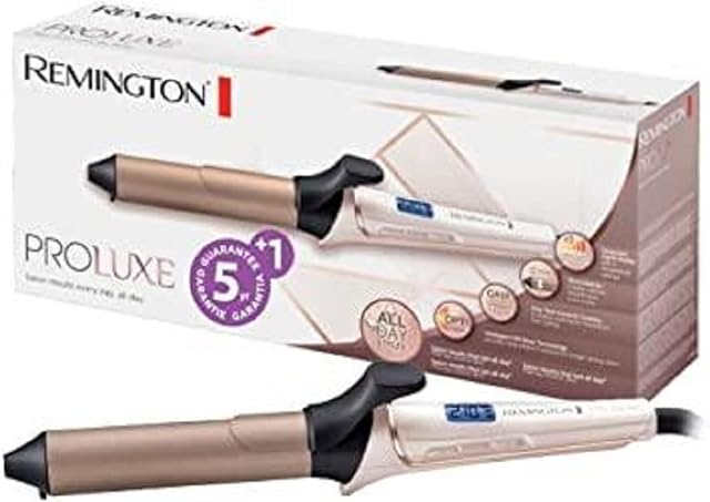 Remington lokówka do włosów, duże loki 32mm, technologia OPTIheat chroni włosy, powłoka ceramiczna, wyświetlacz LCD, temp. 120°C do 210°C, kabel 3m, nagrzewanie w 30sek., Proluxe CI9132