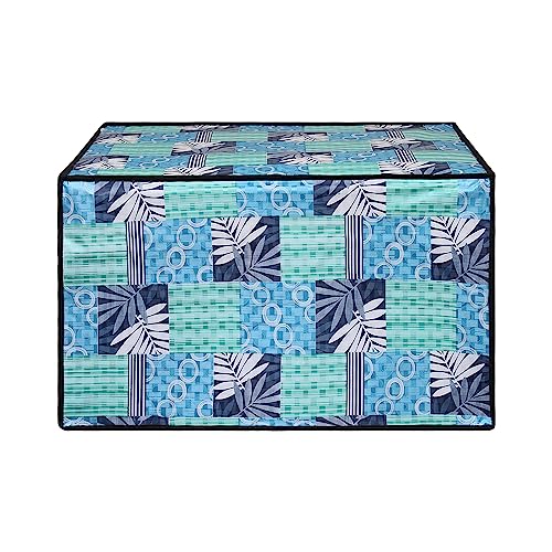 Image of DREAM KING Stylish Design & Printed Microwave Oven Cover Full Closure |waterproof & Dustproof Oven Cover Suitable for All Models - Multicolour SA43
