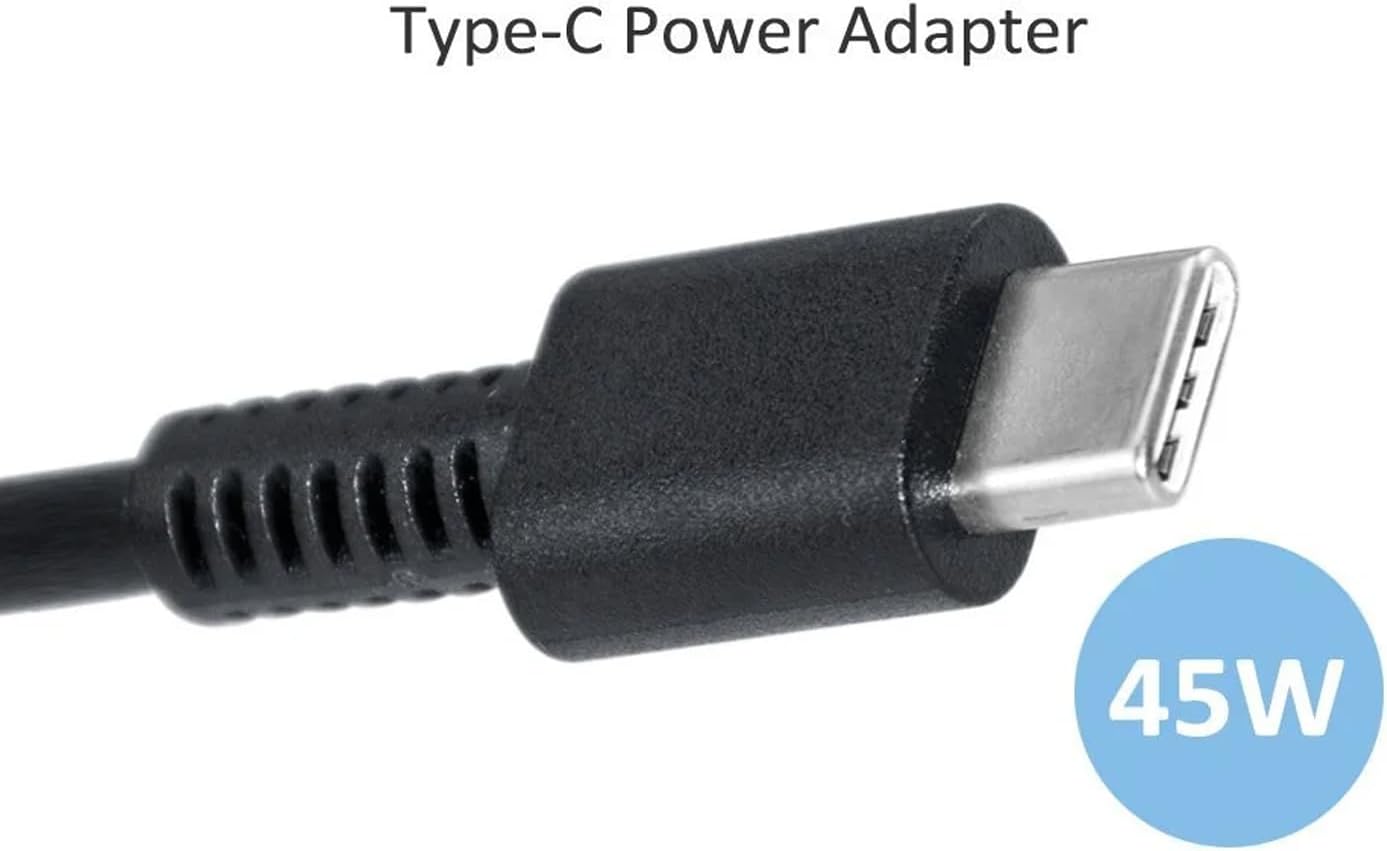 OEM for HP 45W AC Adapter USB C L42206-001 L42206-003 L42206-004 L43407-001 860209-850 860210-850 918170-002 925740-002 N8N14AA for HP Chromebook 11 13 14 15 G1 G2 G3 G4 G5 G6 X360