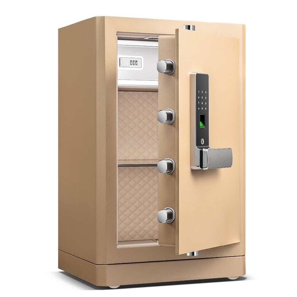 High Capacity Electronic Password Safe Box All-Steel Invisible Household Safe for Office Hotel Bedside Cash Jewelry and Documents