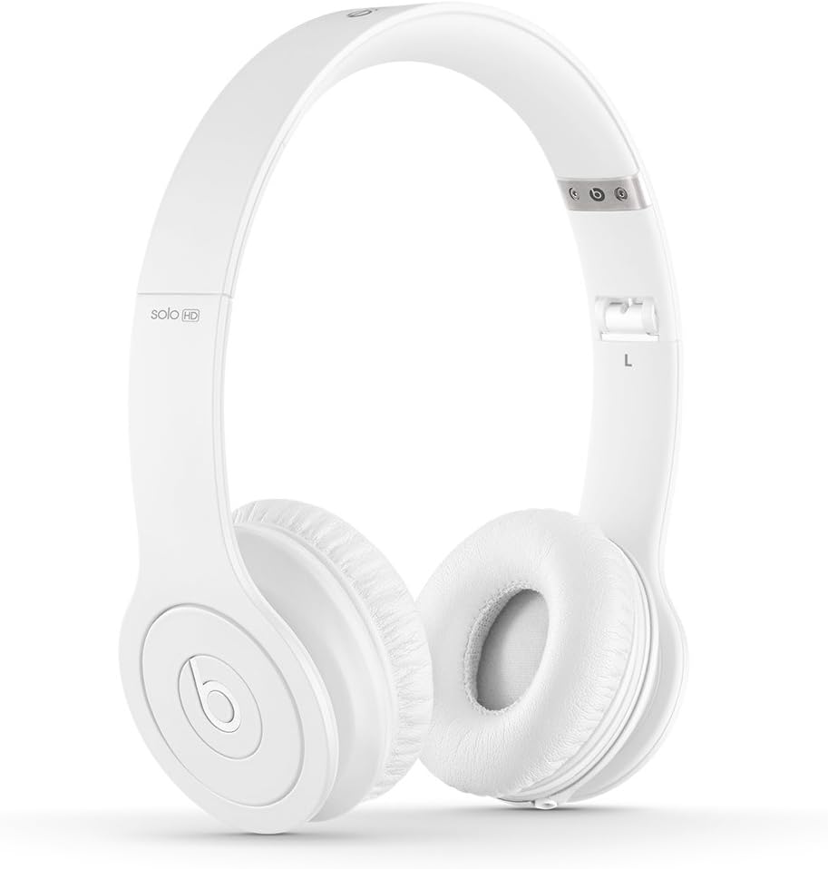 Beats Solo HD Wired On-Ear Headphone - Matte White (Discontinued by Manufacturer)