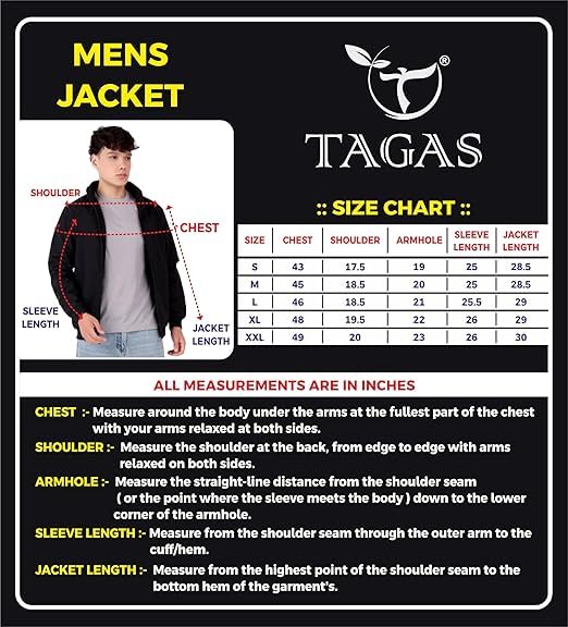 Image of Tagas mens jacket|MANS JACKET winter|man's (jacket) stylish|Bomber Jacket for Man|