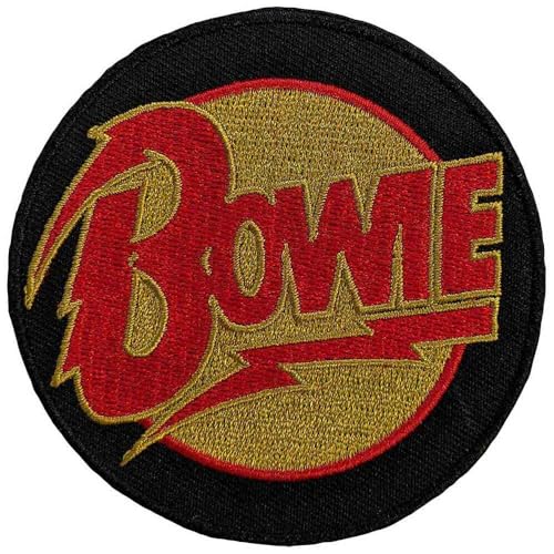 David Bowie Diamond Dogs Circle Logo Woven Patch Size One Size