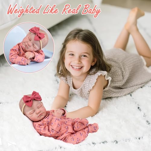 Muñeca Reborn bebé realista 20 pulgadas para niñas 3+ miniatura 3