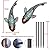 VKEVOC Koi Fish Decor - Set of 2 Antique Koi Fish Garden Statue for Outdoors, Patio and Backyard Decoration