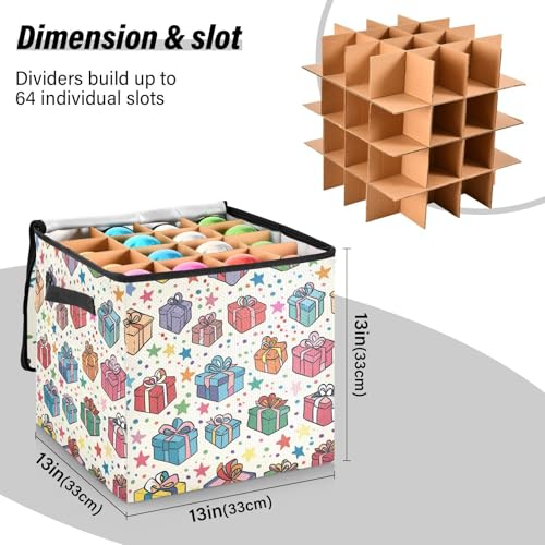 Boîte de rangement Noël grand format pour préserver vos souvenirs d'enfance