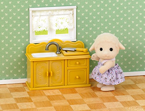 Sylvanian Families - Sheep Sister with Kitchen Set (5141) – Bild 5