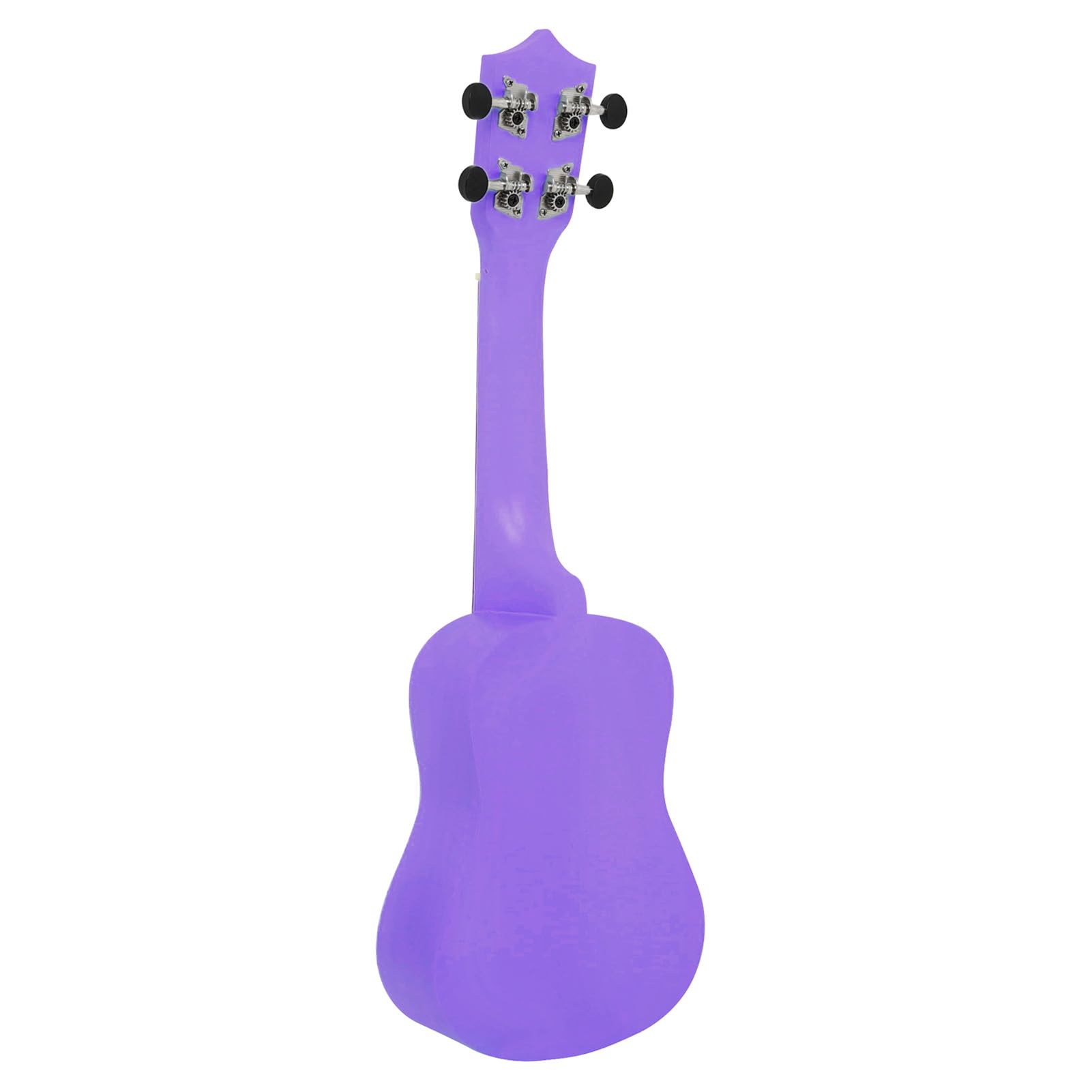 Dilwe 21-Zoll-Lindenholz-Ukulele für Anfänger, Komplettes Set mit Stimmgerät, Kapodaster, Plektren, Nylonsaiten und Tragbarer Tasche für Erwachsene und Kinder (PURPLE)