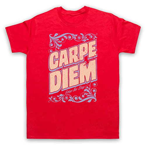 T-shirt Carpe Diem pour hommes en coton My Icon Art Clothing