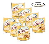 PACK OF 7 - Crisco Butter Flavor All-Vegetable Shortening, 48 oz