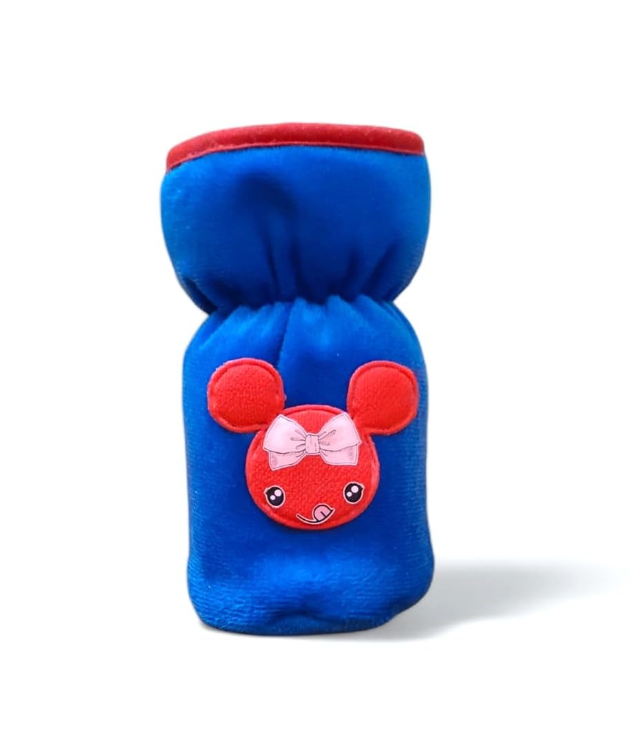 OLY BABY Baby Sharing Bottle Cover 120ml/4oz with Soft Plush Fabric 100% Cotton (Pack of 2) 1
