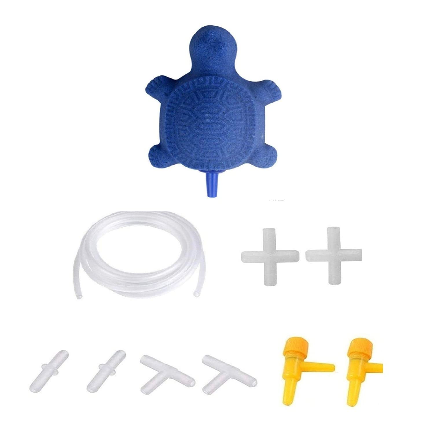 TALINOZ Aquarium Accessories Set 10m Air Line Tube and 3 Different Air Valves Plastic,2 Aquarium Controller,1 Aquarium Tortoise Air Stone (B09QCNW23K) Amazon Price History, Amazon Price Tracker