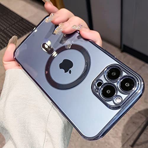Coque iPhone 13 Pro Max bleu sierra pour chargeur magnétique en déplacement