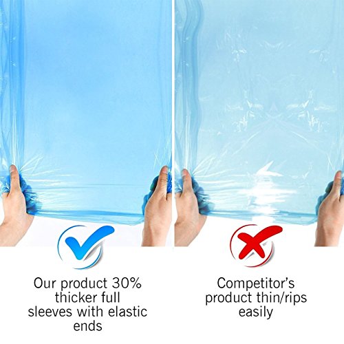 HUABEI 5 Pezzi Bambino Pioggia Poncho con