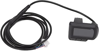 DAUERHAFT Tela elétrica LCD EN06, instrumento LCD de bicicleta elétrica, estrutura firme, conveniente de usar, interface durável de 5 pinos para bicicleta elétrica