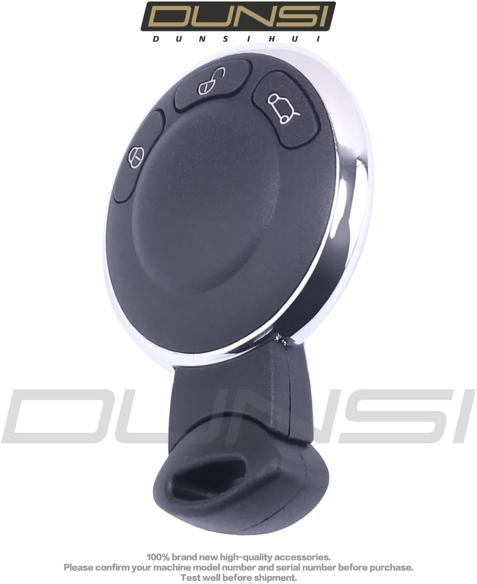 DUNSIHUI Kr55wk49333 Car Key Fob Keyless Control Entry Remote 3 Button Vehicles Replacement Compatible with 2006-2014 Mi ni Cooper Kr55wk49333 315MHz