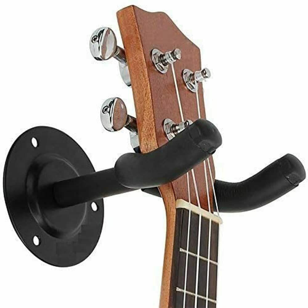 CERLINK Guitar Wall Hanger, Guitar Wall Mount, Guitar Hanger Wall Hook Stand Rack for Acoustic | Electric | Bass Guitar | Banjo | Mandolin, Guitars Accessories (Pack of-1)