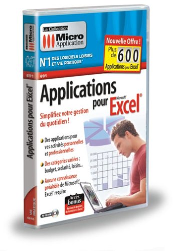 Applications pour excel VOIR 7052