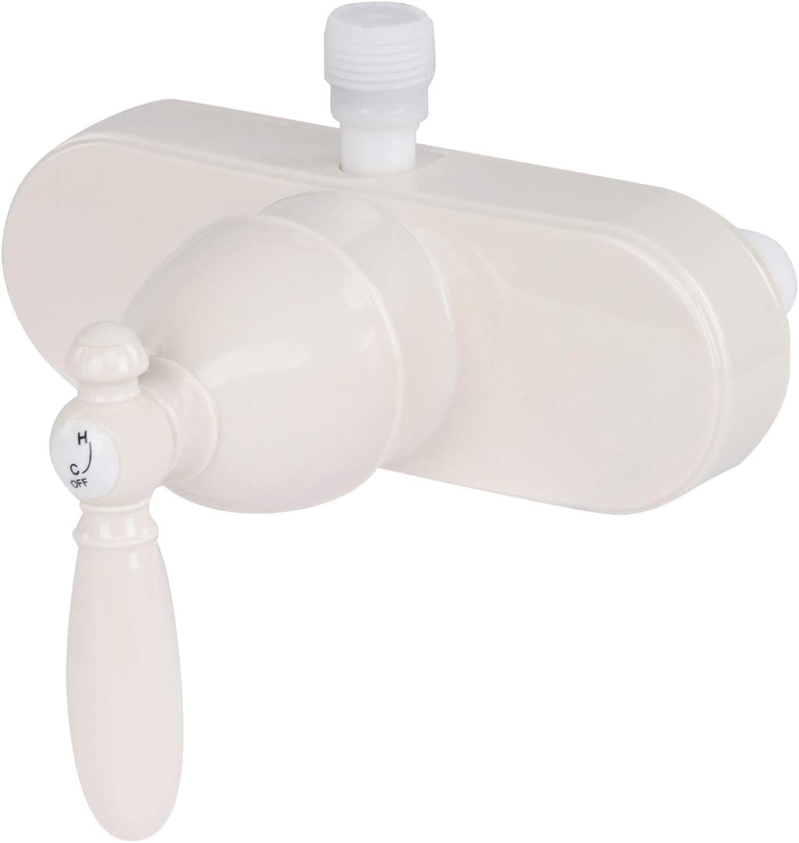 Empire Faucets RV Shower Valve Kit - 4 Inch Shower Diverter Valve and Vacuum Breaker Unit with Lever Handle, Nickel