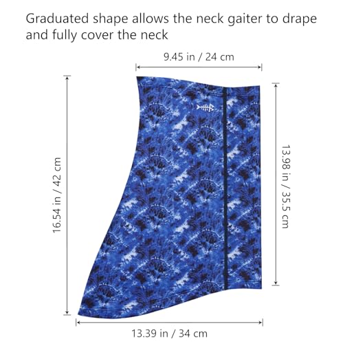 Image of BASSDASH Neck Gaiter Mask UPF 50 Sun Protection for Men & Women, Fishing, Hiking, Outdoor