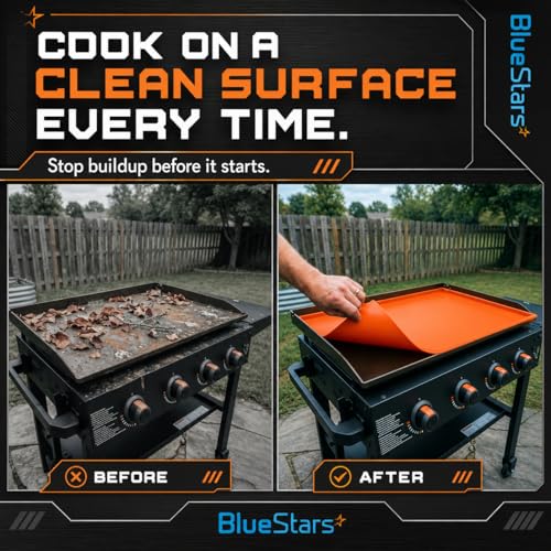 Image of [Upgraded EasyGrip] BlueStars 22 inch Silicone Griddle Cover for Blackstone