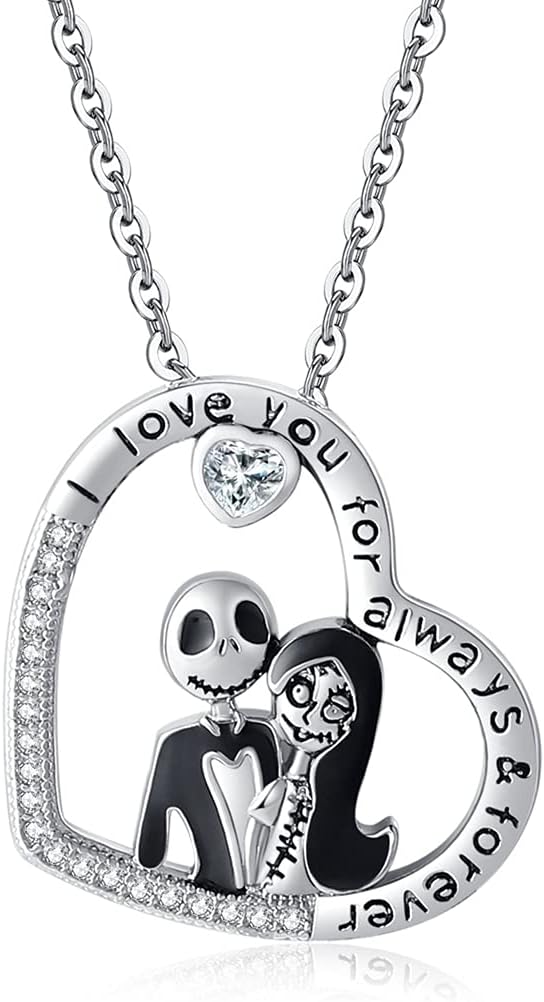 Nightmare Before Christmas Moon Necklace Set Jack Oman Ubuy