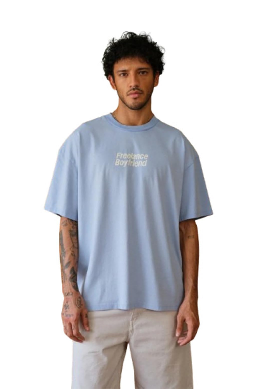 BOYFRIEND　Tシャツ BONKERS CORNER Freelance Boyfriend Oversized T-shirt2XS Blue