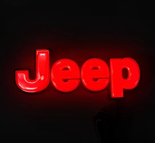Miniatura 1 de Emblema de portón trasero iluminado para Jeep (2014-18), cromado