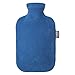 Fashy Hot Water Bottle with Fleece Cover, Anthracite