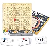rechenspiele vorschule 【Mathematische Tabellen und Karten】 Um die Multiplikation einfach und schnell zu lernen, ist unser Multiplikationstabellenspiel aus Holz mit Multiplikationstabellen und Karteikarten ausgestattet. Es hält Kinder auswendig, bringt ihnen das Denken bei und hilft ihnen, Zahlen einfach und schnell zu meistern.