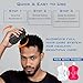 NuDred Hair Sponge for Black Men and Women, Hair Twisting Sponge, Barber Curling Care Tool for Afro, Dreads, Curls, Coils & Twists (Black, Double Sided, Oval, Plastic Handle)