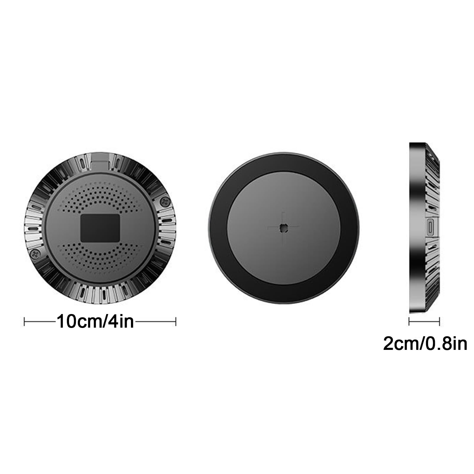 Ukryta Bezprzewodowa ładowarka 45 Mm O Dużym Zasięgu, Szybka ładowarka Magnetyczna 15 W, Ukryty Na Blacie Zestaw Do ładowania, Stacja ładowania Telefonu, Wydajność 80%