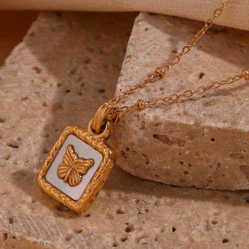 Image of 18k Gold Plated Vintage Dainty Pink Gemstone Bow Pendant Necklace Women Court Style Oval Cut Zircon Necklace