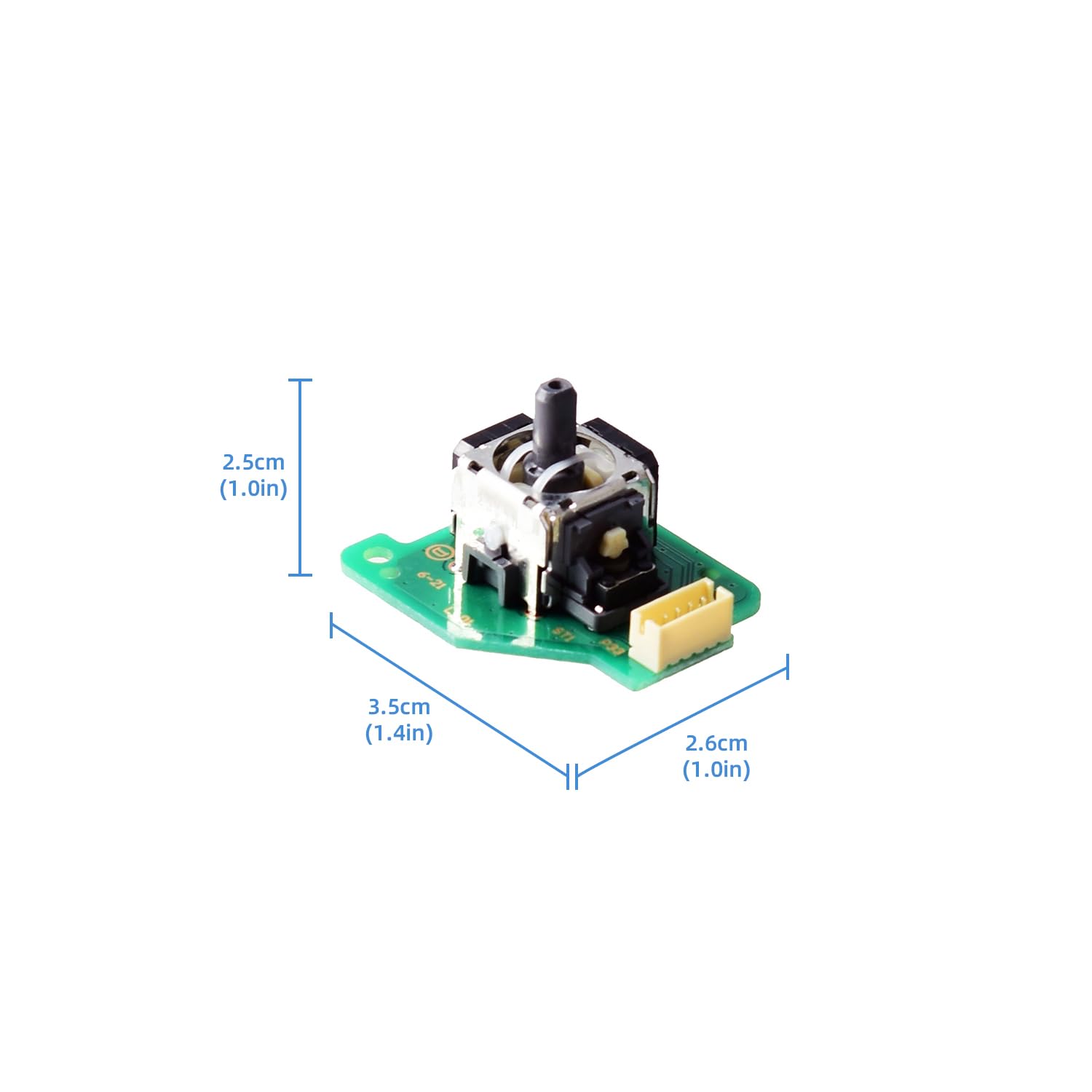Mcbazel Stick Analógico con Junta de PCB para Nintendo Wii U GamePad Controller