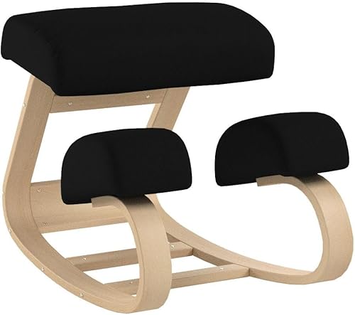 Miniatura 5 de Sleekform Silla de rodillas Austin - Taburete ergonómico de escritorio para computadora para oficina en casa para sentarse activamente