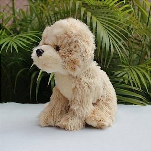 10.6" Realistic Shih Tzu Plush Stuffed Animal, Brown Poodle Dog Home Decor by Whrigud - Used condition - Image 5