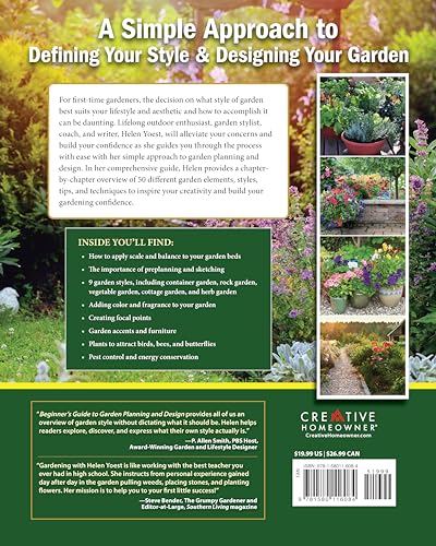 Beginner's Guide to Garden Planning and Design: 50 Simple Gardening Ideas for Adding Style & Personality to Your Outdoor Space (Creative Homeowner) Sustainable Gardening, Using Containers, and More - Image 2