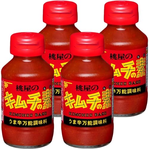 【4本】キムチの素 190g うま辛万能調味料 お料理いろいろ お漬物 白菜 カクテキ 焼き肉 キムチ鍋 鍋つゆ 鍋の素 漬け材 お手軽 本格韓国料理 辛味調味料 チゲ 時短 手作り アレンジ