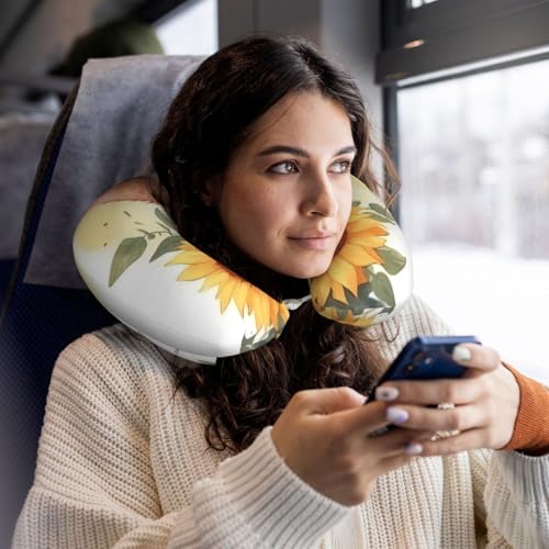 Almohada cervical de espuma viscoelástica para viaje miniatura 5