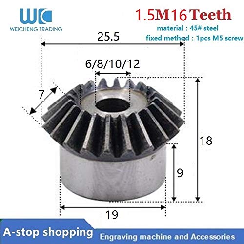 10 Engrenages Droits Plastique 8 Dents - Diamètre 4 Mm, Trou 0,75 Mm, Pour Arbre 0,8 Mm - Mini Moteur Sans Noyau, Drones, Modélisme - 6